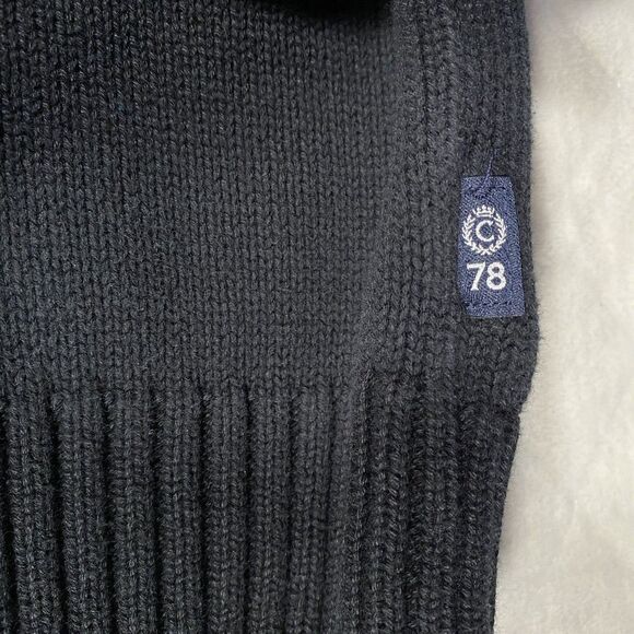 Chaps Fair Isle Holiday Sweater Crew Neck Bears Christmas Tree Cotton Men's XL - Picture 6 of 7